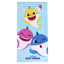 Baby Shark Barn/barn strandhandduk One Size Blå Blue One Size
