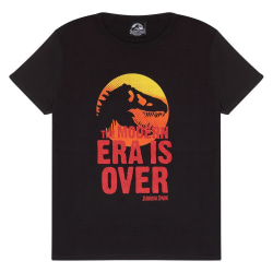 Jurassic Park Childrens/Kids Modern Era Is Over Skull T-shirt 1 Black/Red/Orange 12-13 Years