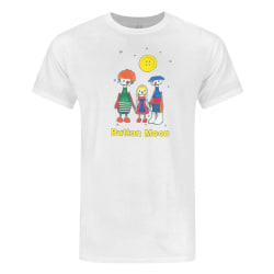 Button Moon Official Man Characters T-Shirt S White White S