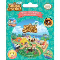 Animal Crossing Island upptåg Vinyldekaler (paket med 5) One Si Multicoloured One Size