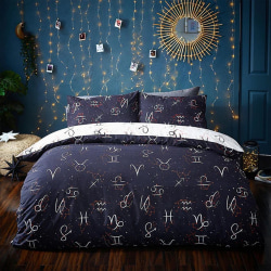Style Lab Zodiac Cover Set Single Navy Navy Single