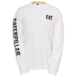 Caterpillar Mens Custom Banner T-Shirt XXL Vit White XXL