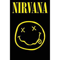 Nirvana Smiley One Size Svart/Gul Black/Yellow One Size