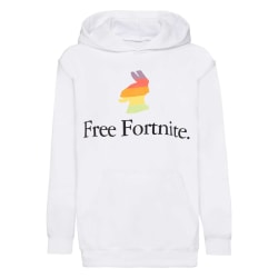 Fortnite Girls Rainbow Llama Pullover Hoodie 5-6 Years Whi White 5-6 Years