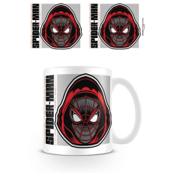 Spider-Man Hooded Miles Morales Mugg One Size Vit/Svart/Grå/R White/Black/Grey/Red One Size