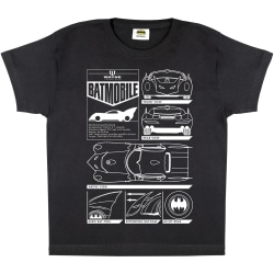 Batman Boys Batmobile T-Shirt 12-13 år Svart Black 12-13 Years