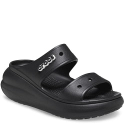 Crocs Unisex Adult Classic Crush Sandals 8 UK Black Black 8 UK