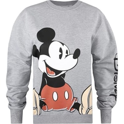 Disney Mickey Mouse sittande tröja för dam/dam L Sports G Sports Grey/Black/Red L