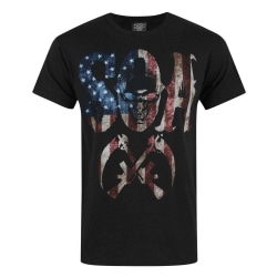 Sons Of Anarchy Mens Americana & Crossed Rifles T-shirt S Svart Black S
