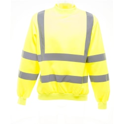 Yoko Unisex Hi-Vis Heavyweight Sweatshirt XL Hi-Vis Gul Hi-Vis Yellow XL