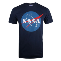 NASA Circle Logo T-shirt för män XXL Marinblå Navy XXL