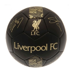 Liverpool FC Phantom Signature Football 1 Matt Svart/Guld Matt Black/Gold 1