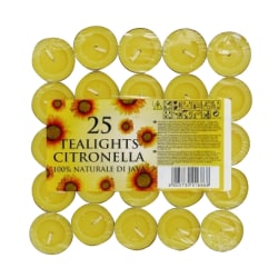Priser Ljus Doftljus (Pack om 25) One Size Citronel Citronella One Size