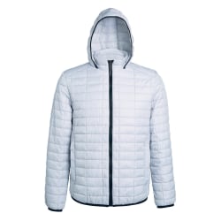 2786 Honeycomb vadderad huvajacka för damer/damer S Vit White S