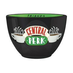 Friends Central Perk Mug 9,7 cm x 12,6 cm Svart/grön/röd Black/Green/Red 9.7cm x 12.6cm