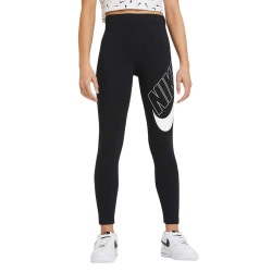 Nike Girls Favorites Grafiskt print Sport Leggings L Svart/Vit Black/White L