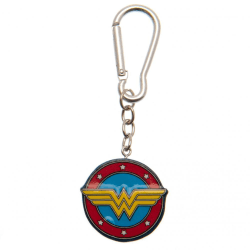 Wonder Woman Emblem 3D nyckelring One Size Röd/Blå/Guld Red/Blue/Gold One Size