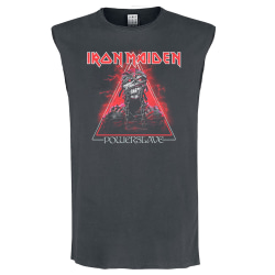 Amplified Mens Powerslave Iron Maiden Tank Top M Charcoal Charcoal M