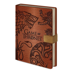 Game of Thrones Sigils A5 Notebook A5 Brun Brown A5