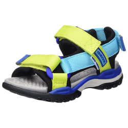 Geox Borealis sandaler för barn/barn 3,5 UK Svart/Himmelsblå/Ljus Black/Sky Blue/Light Yellow 3.5 UK