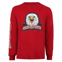 Cobra Kai Herr Eagle Fang Karate Logotyp långärmad T-shirt M Ca Cardinal Red M