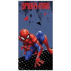 Spider-Man barn/barn strandhandduk 140cm x 70cm Blå/Röd Blue/Red 140cm x 70cm