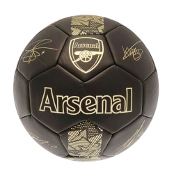 Arsenal FC Phantom Signature Football 1 Matt Svart/Guld Matt Black/Gold 1