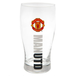 Manchester United FC Tulip Pint Glass One Size Röd/Svart Red/Black One Size