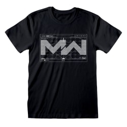 Call Of Duty Mens Modern Warfare Reveal Map T-Shirt XXL Svart Black XXL