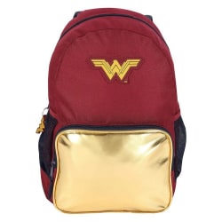 Wonder Woman Girls Logo Ryggsäck One Size Burgundy/Guld Burgundy/Gold One Size