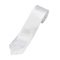 Bristol Novelty Unisex Vuxna Skinny Tie One Size Vit White One Size