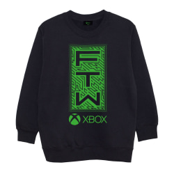 Xbox Boys FTW Sweatshirt 12-13 år Svart/grön Black/Green 12-13 Years