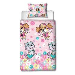 Paw Patrol Rotary Flowers Cover Set Single Pink/Multicolo Pink/Multicoloured Single