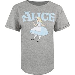 Alice In Wonderland Dam/Dam Marl T-shirt S Sports Grey Sports Grey S