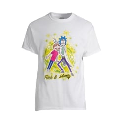 Rick And Morty Kortärmad T-shirt för män (förpackning om 2) L Svart/W Black/White L