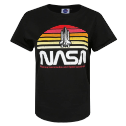 NASA Sunset T-shirt dam/dam XL svart Black XL