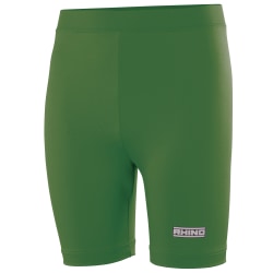 Rhino Childrens Boys Thermal Underwear Sports Base Layer Shorts Bottle Green XSY