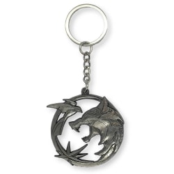 The Witcher Wolf, Swallow And Star 3D-nyckelring One Size Silver Silver One Size