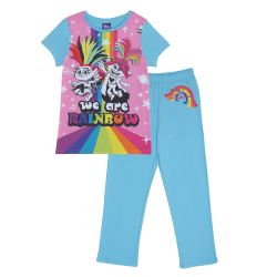 Trolls Girls We Are Rainbow Poppy Pyjamas Set 5-6 Years Multicol Multicoloured 5-6 Years