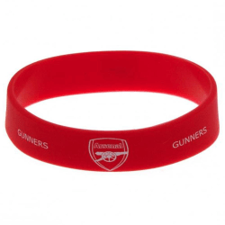 Arsenal FC Officiellt Silikonarmband One Size Röd Red One Size