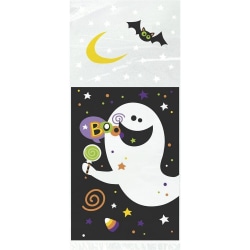 Unika Party Boo Cellofan Halloween-festväskor (paket med 20) O Black/White One Size