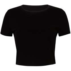 Bella + Canvas Dam/Dam Polycotton Crop T-shirt XS/S Svart Black XS/S