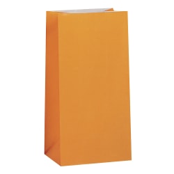 Unika festpåsar av papper (förpackning med 12) Orange i en one size Orange One Size