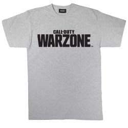 Call Of Duty Herr Warzone Logo T-shirt M Heather Grey Heather Grey M