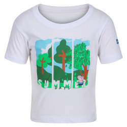 Regatta barn/barn Greta Gris kortärmad T-shirt 3-4 år White 3-4 Years