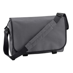 Bagbase Contrast Detail Messenger Bag One Size Grafit Graphite One Size