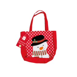 Giftmaker Snowman Christmas Bag One Size Röd Red One Size
