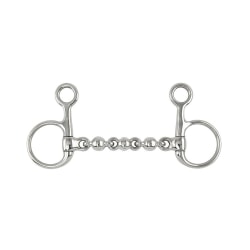 Shires Waterford Horse Hanging Cheek Snaffle Bits 5in Silver Silver 5in