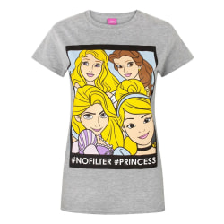 Disney T-shirt dam/dam prinsessan utan filter L grå Grey L
