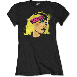 Blondie Dam/Dam Punk Logo T-Shirt XL Svart Black XL